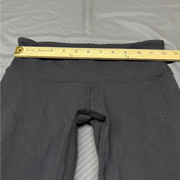 lululemon athletica Women’s Cotton 30” Black Low Rise Leggings Size 6 - Picture 5 of 9